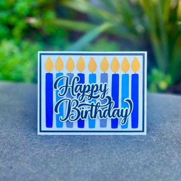 Candle Happy Birthday Pop-Up Card