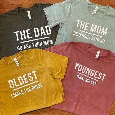 Family Roles Shirts