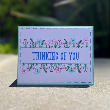 Floral Thinking of You Card