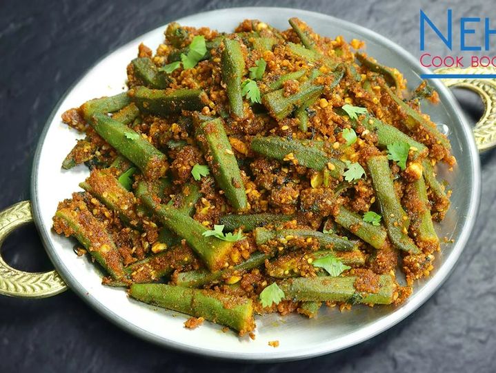 Bhindi in Peanut Masala