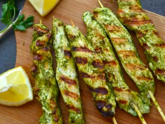 Kafir Lime Chicken Kabobs