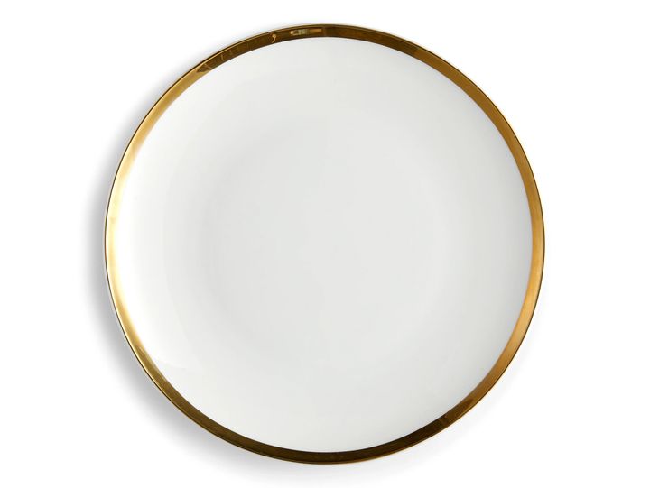 Gold Rim 10.5 Dinner Plate