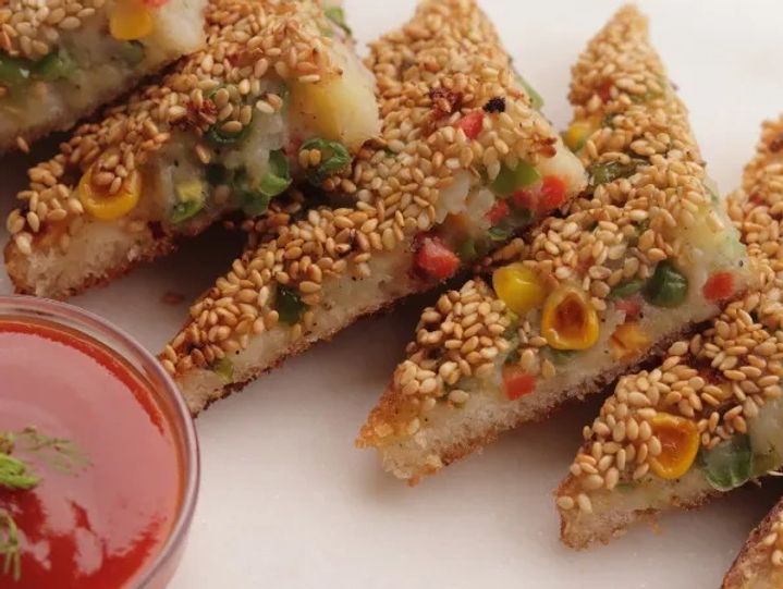 Sesame Toast