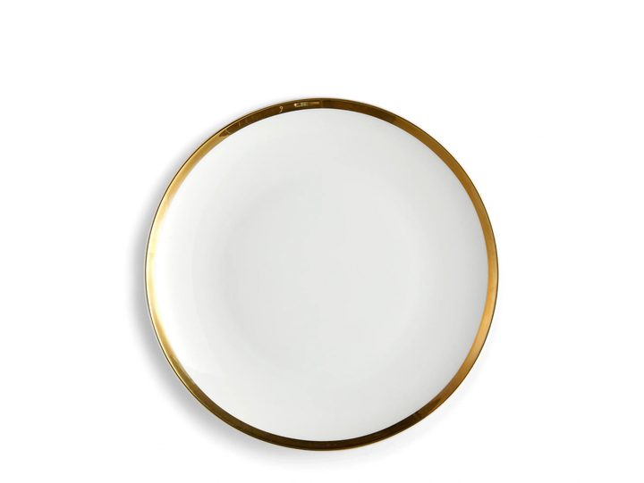 Gold Rim 8.25 Appetizer Plate