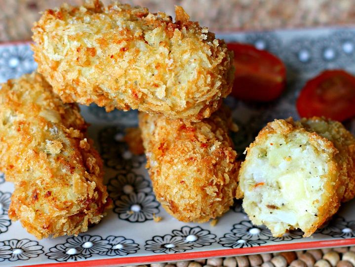 Cauliflower Potato and Chili Croquettes