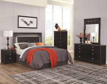 Kith 335 BR Set / Call for pricing. / Dresser, Mirror, Chest, Headboard