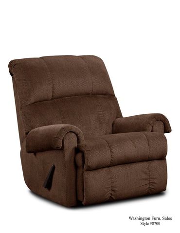 Washington 8700 Recliner / Call for pricing. / Chocolate, Grey