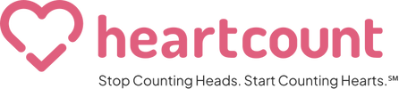 Heartcount logo with tagline emphasizing employee health.