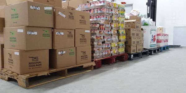 Wilson Food Bank food storage