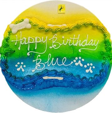 Dog birthday cake for Dog birthday party