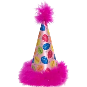 Dog birthday party hat