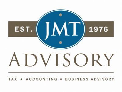 Logo of JMT Advisory, established in 1976, offering tax, accounting, and business advisory services.