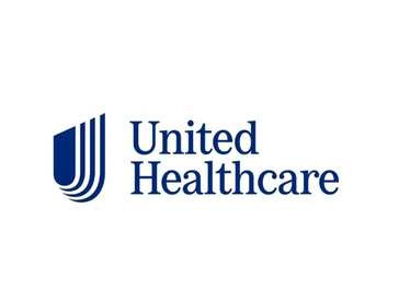 United Healthcare logo with blue emblem and text.