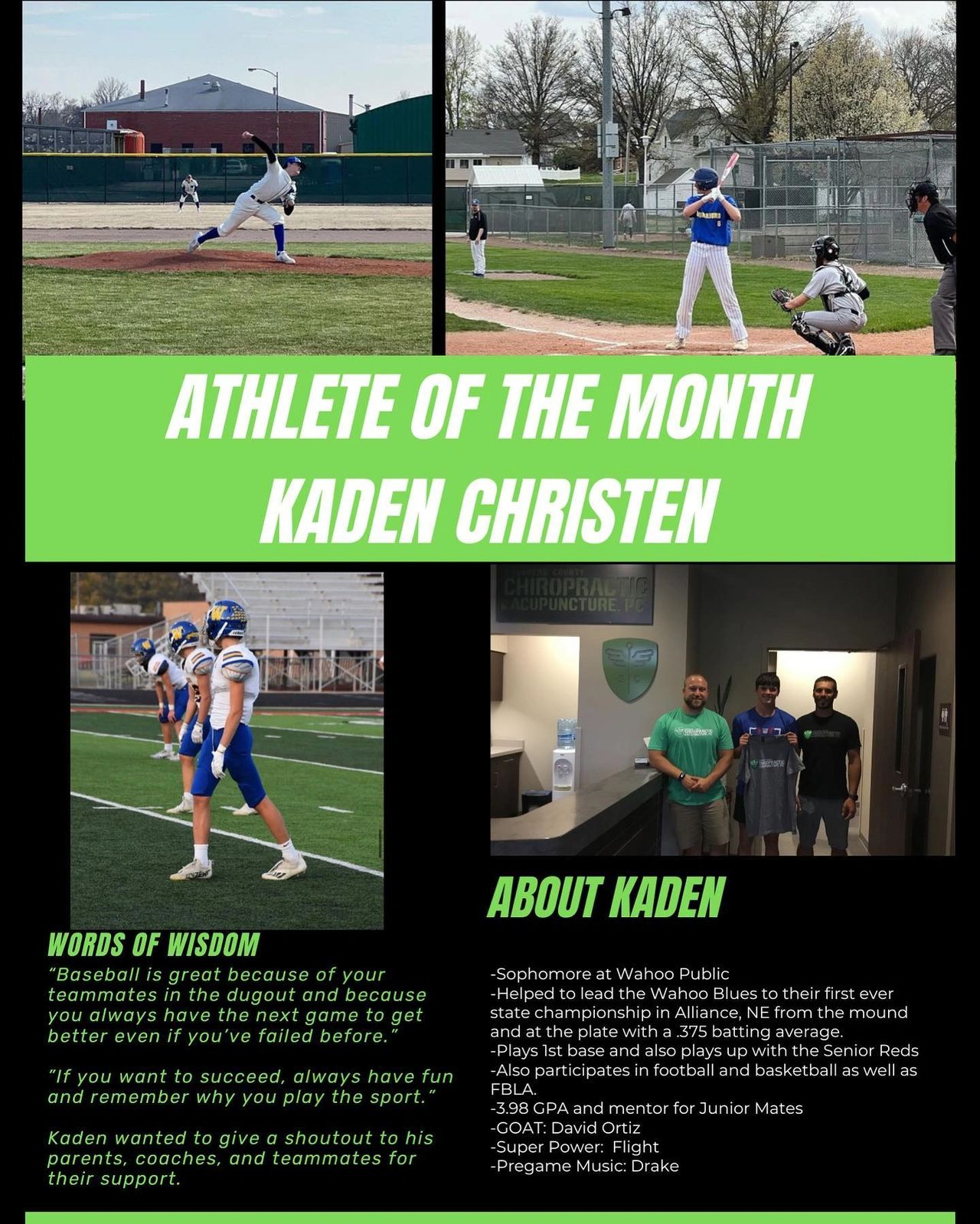 July 2023 : Kaden Christen