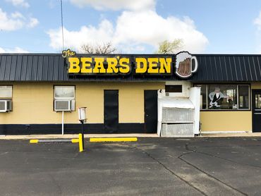 Custom Contour Sign for The Bear's Den.