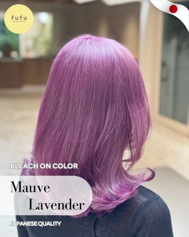 สีผมม่วงลาเวนเดอร์สวยงาม