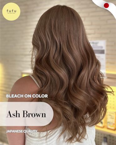 ผมสี Ash Brown สไตล์ญี่ปุ่น