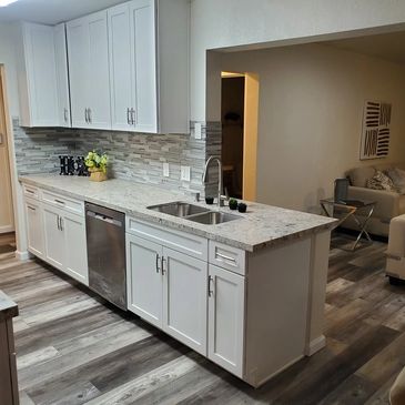 Newly remodeled kitchen 