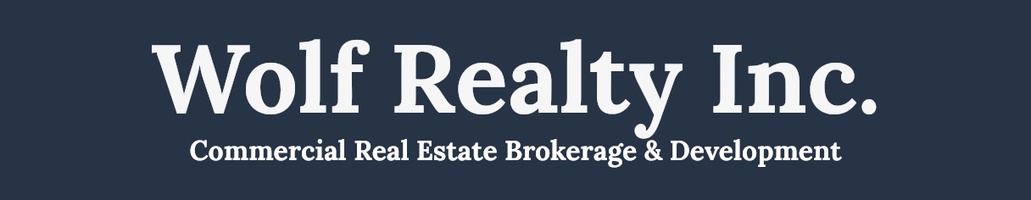 WOLF REALTY INC. 
COMMERCIAL REAL ESTATE EXPERTS.
