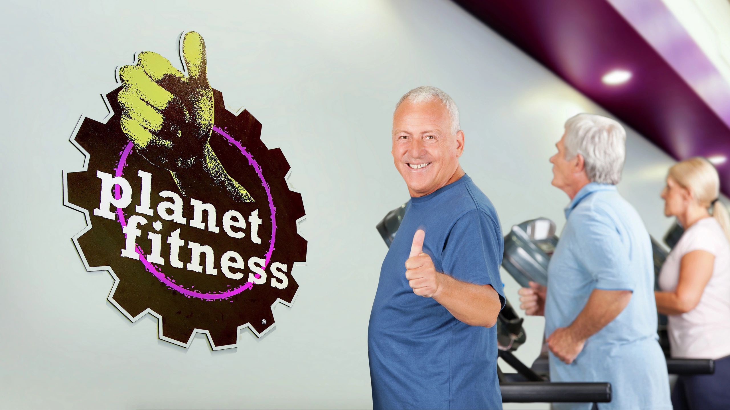 smiling man at Planet Fitness