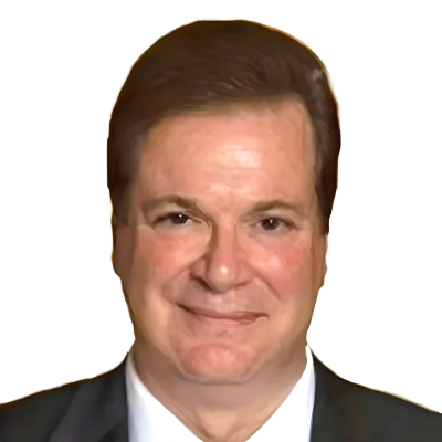 Professional headshot of a middle-aged man in a suit and tie.