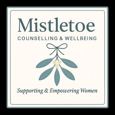 Logo for Mistletoe Counselling &amp; Wellbeing supporting women.