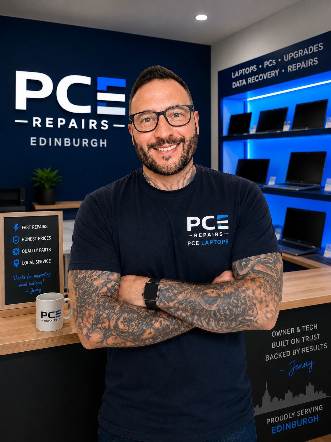 PCE Laptops PCE Repairs Edinburgh Laptop sales and repairs