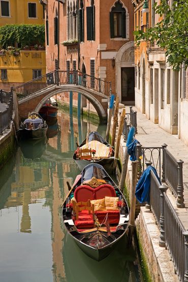 Gondolas in Venice