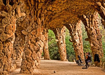 Lonely Concert at Parc Guell