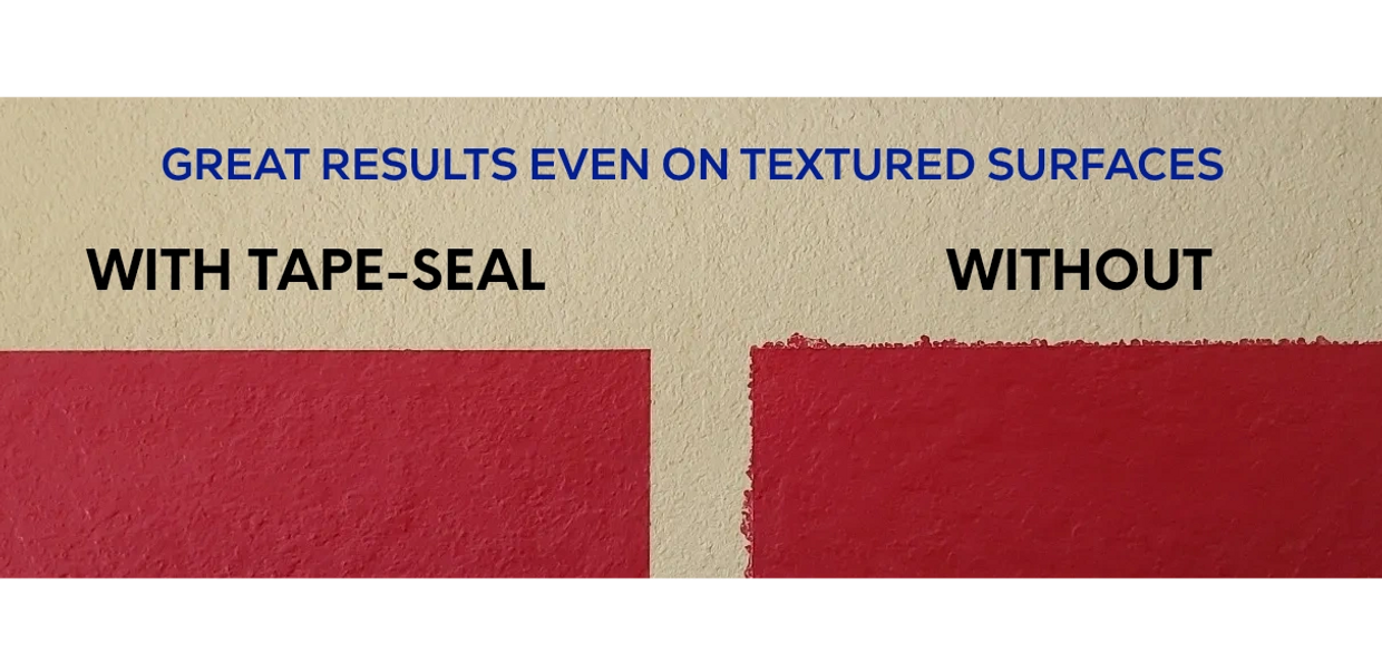 Painters tape textured surface stop paint bleed