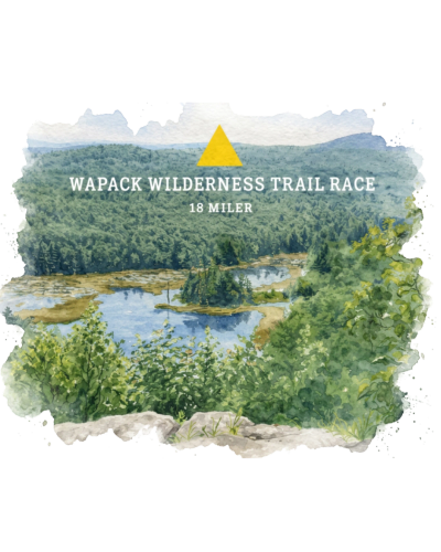 Scenic view of wilderness for Wapack Trail 18 Miler race.