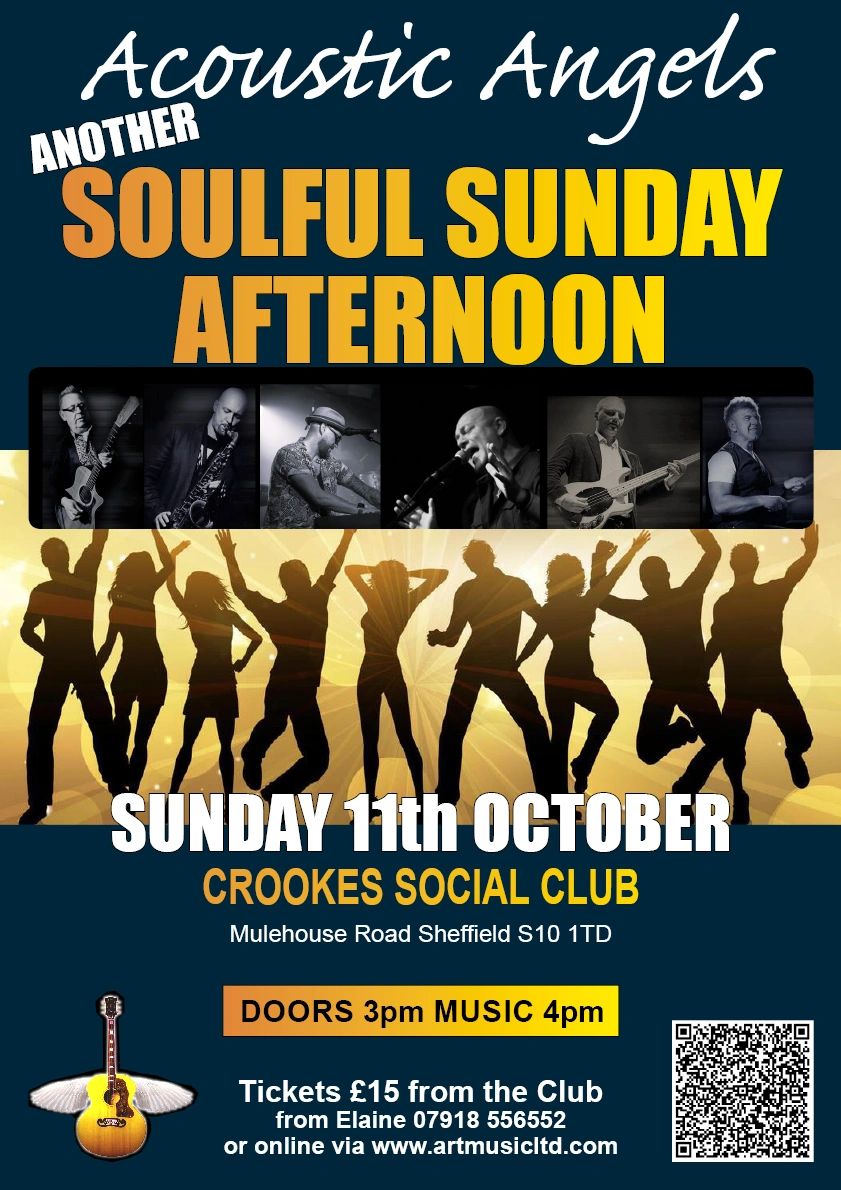 Acoustic Angels poster at Crookes Social Club