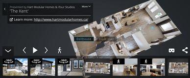 The Kent, 3D/VR iTour Studio Showcase for Hart Modular Homes