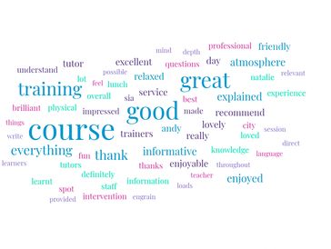 Feedback for our First aid training, SIA Door Supervision training and CCTV courses