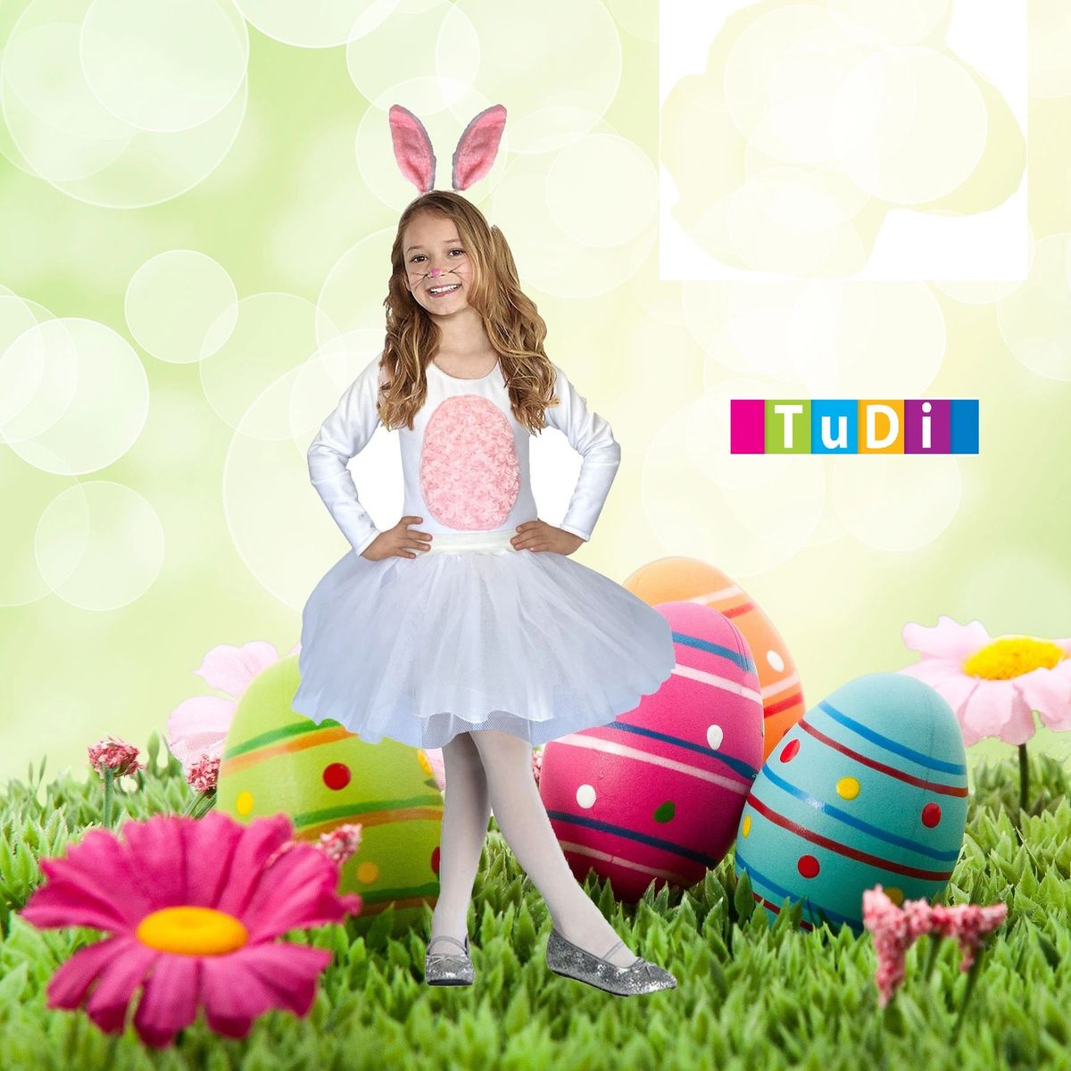 Disfraz Conejita Animalito Conejo Modelo Coneja Primavera Niña 003