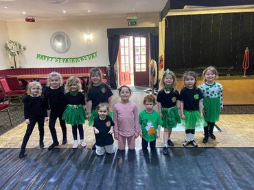 Some of our fantastic Irish Dancers at the club who are taught by Kathleen Murray.