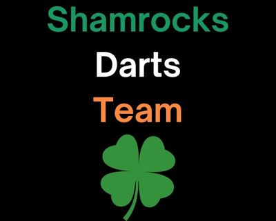 The Shamrocks Darts team that play out of the Irish Club in St Albans.