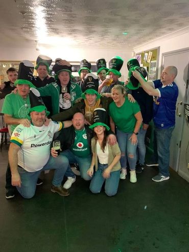 A gang of regulars enjoying themselves on St Patricks Day 2023.