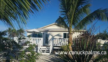 Back Deck surrounded by tropical gardens.