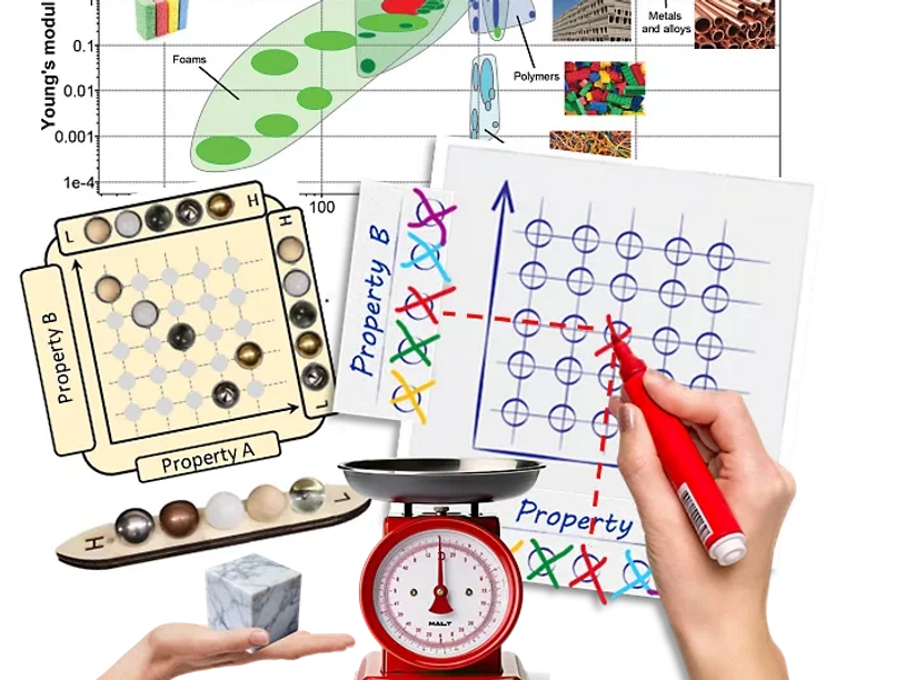 Material Property Game allows students to explore material properties and create Ashby charts