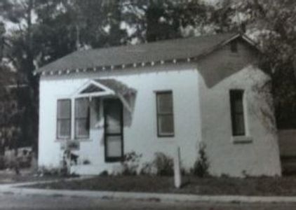 The first library, created and organized by the Woman's Club