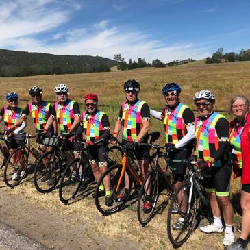 Bicycle club riding activity with some Old Krank members