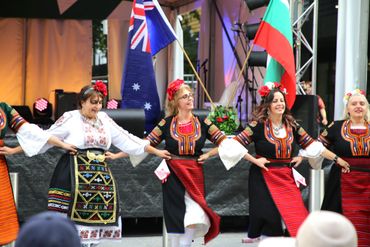 Folk Group Bulgari at National Multicultural Festival in Canberra, Australia