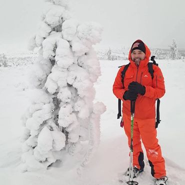 Lumikenkäily Inari Suomi