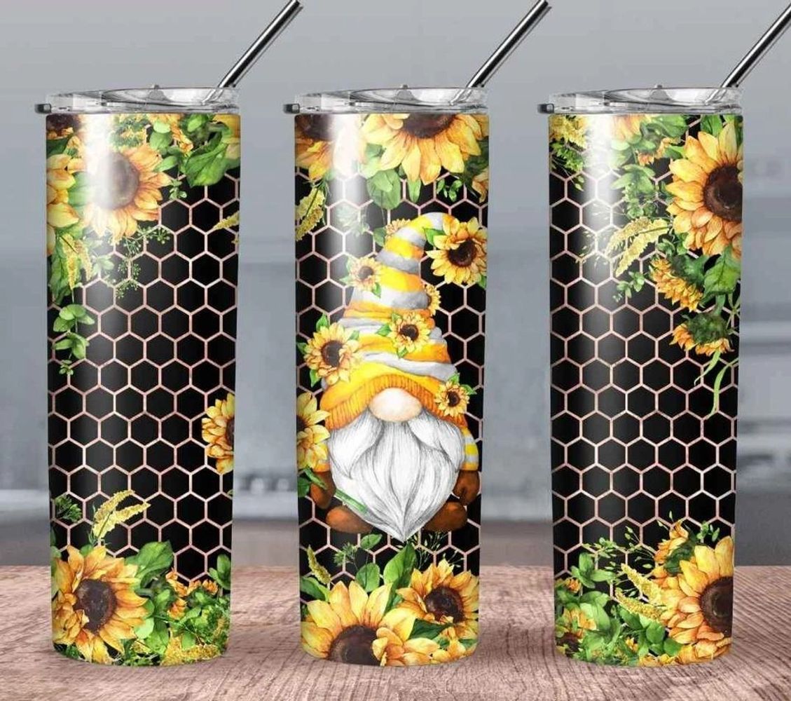 Frog flower tumbler