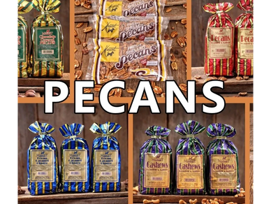 Pictures of bags of Lions Pecans