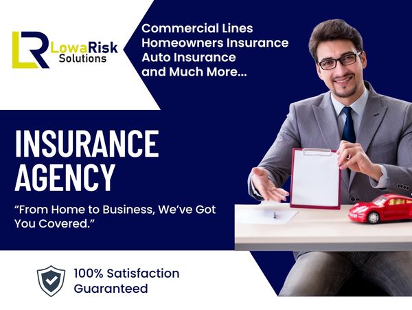 Insurance agency offering commercial, homeowners, and auto insurance with satisfaction guaranteed.