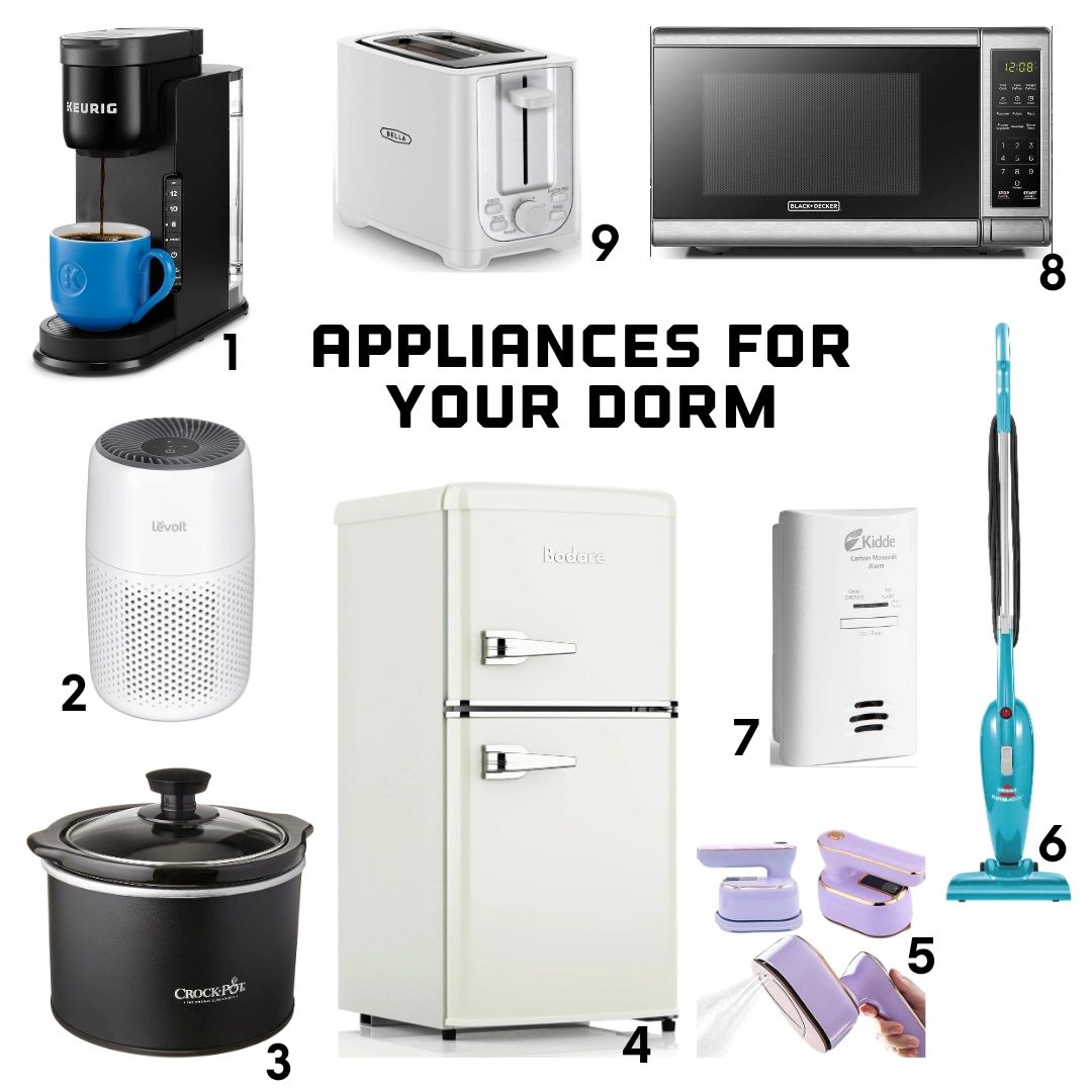 Essential Appliances For Your Dorm