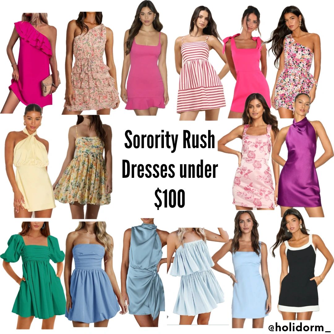 Sorority Rush Dresses under $100 Sorority Rush Dresses under $100