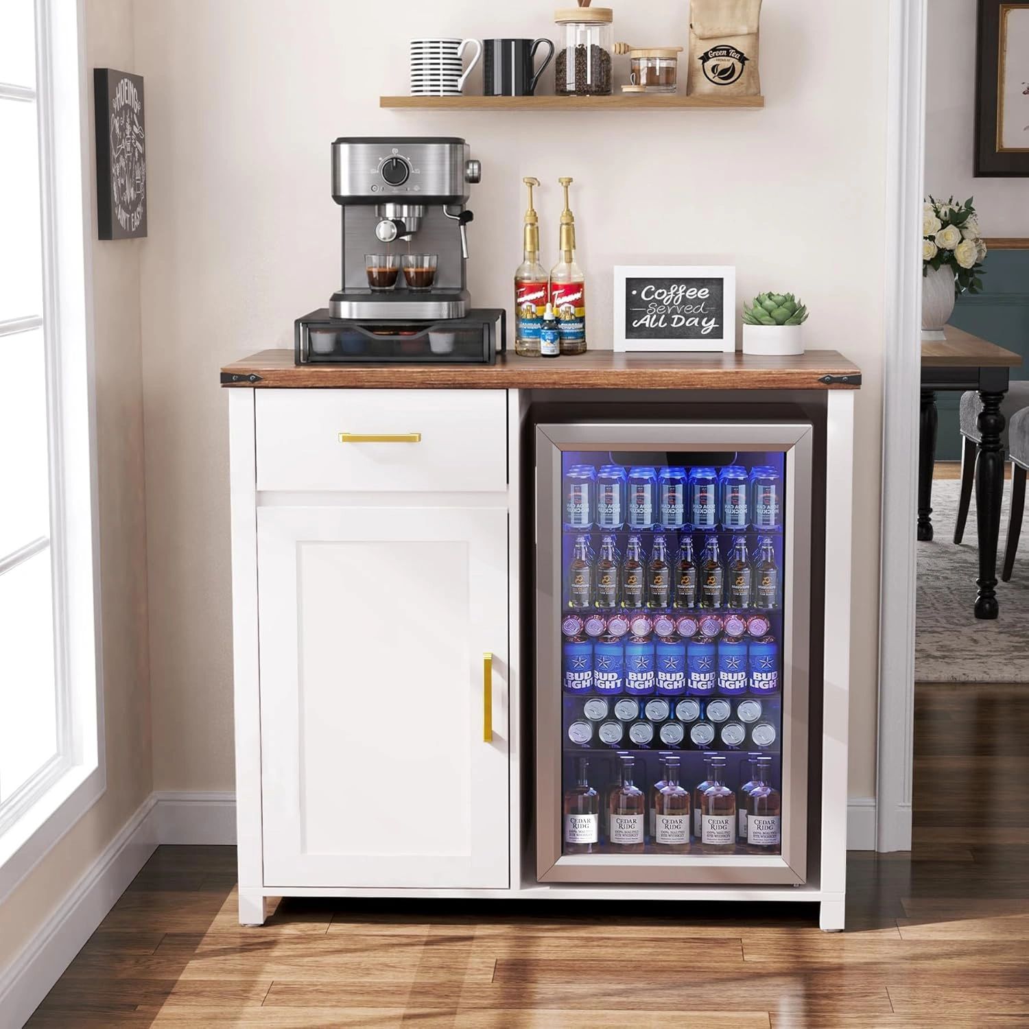 mini fridge dresser 9010r - Dresser with Mini Fridge